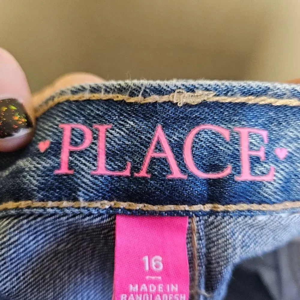 NWT Children's Place Ombre Denim Skirt